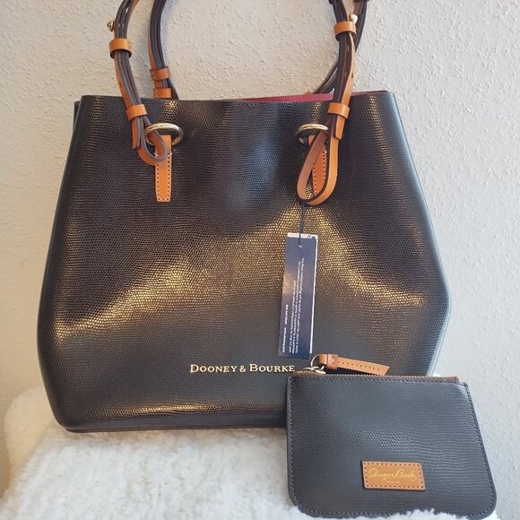 Dooney & Bourke Sienna Briana Tote & Pouch - Picture 2 of 11